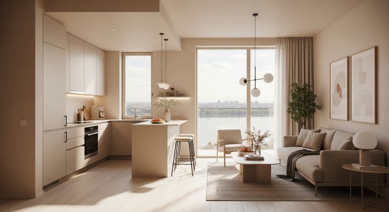 Nha Mau Du An Rivea Residences 1pn